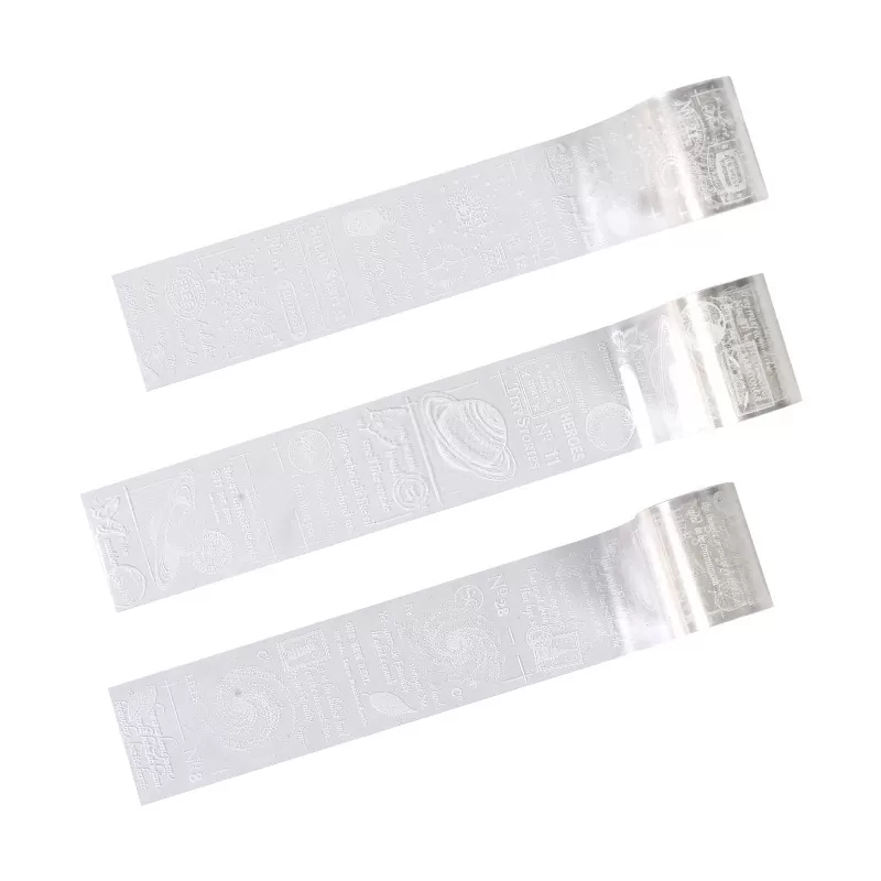 5Cm*3M Star Universe Transparent Masking Washi Tape Vintage English  Decorative Adhesive Material Sticker Label Scrapbooking - JianWu Official  Store
